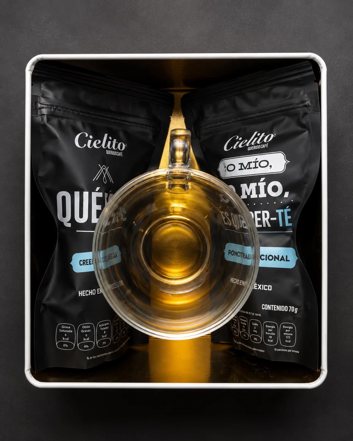 Cielito Querido Cafe tea packaging line